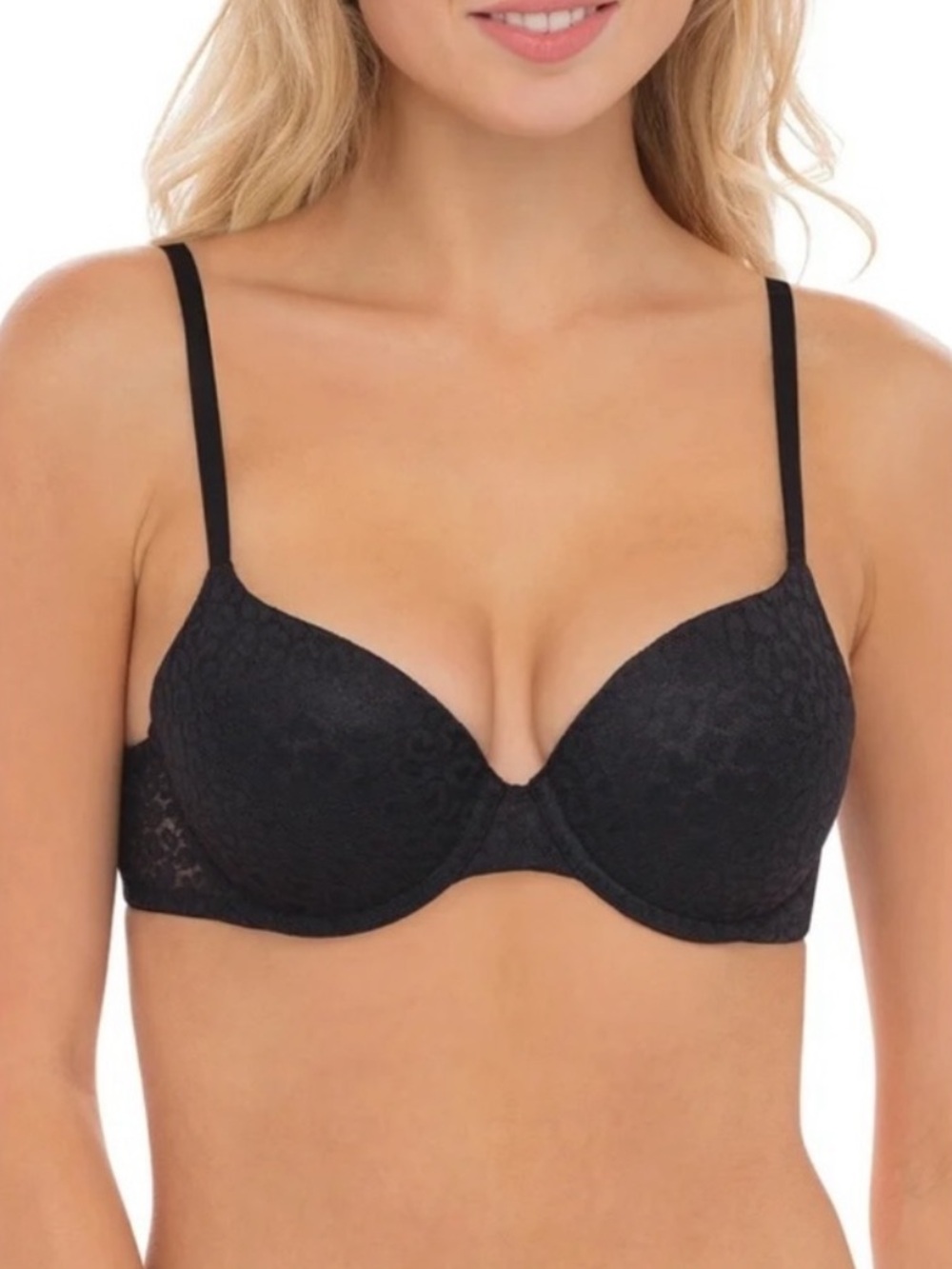 Set of 3 /No Boundaries Women's
Black Lace Push Up Bras - Picture 4 of 8